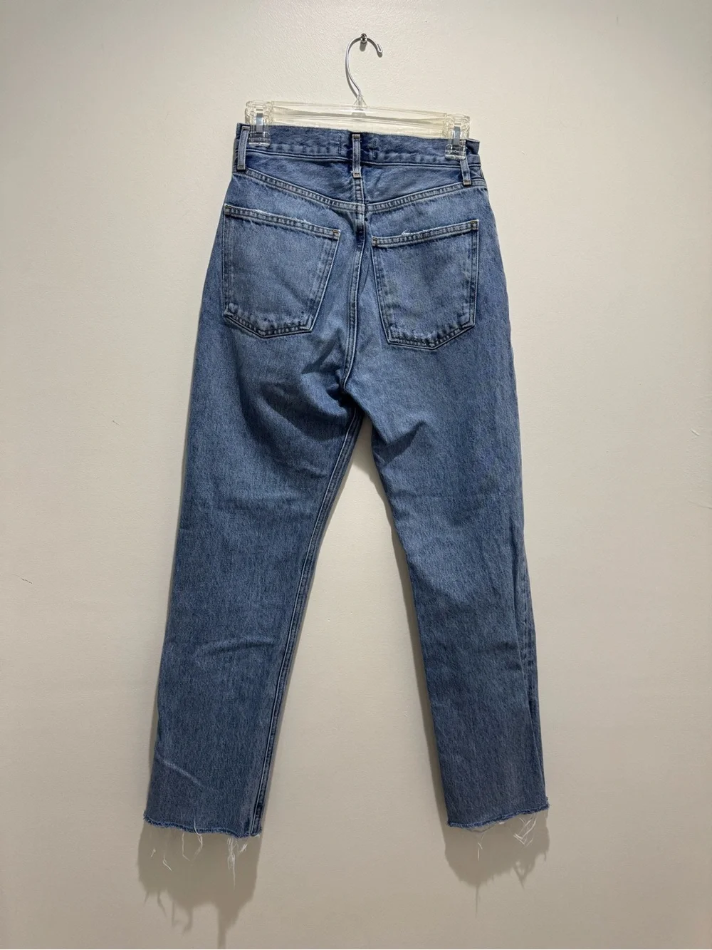 AGOLDE 90’s Pinch Waist Jeans Size 25 High Rise Straight Leg Distressed